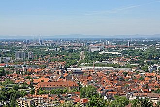 Überblick Stadt Karlsruhe